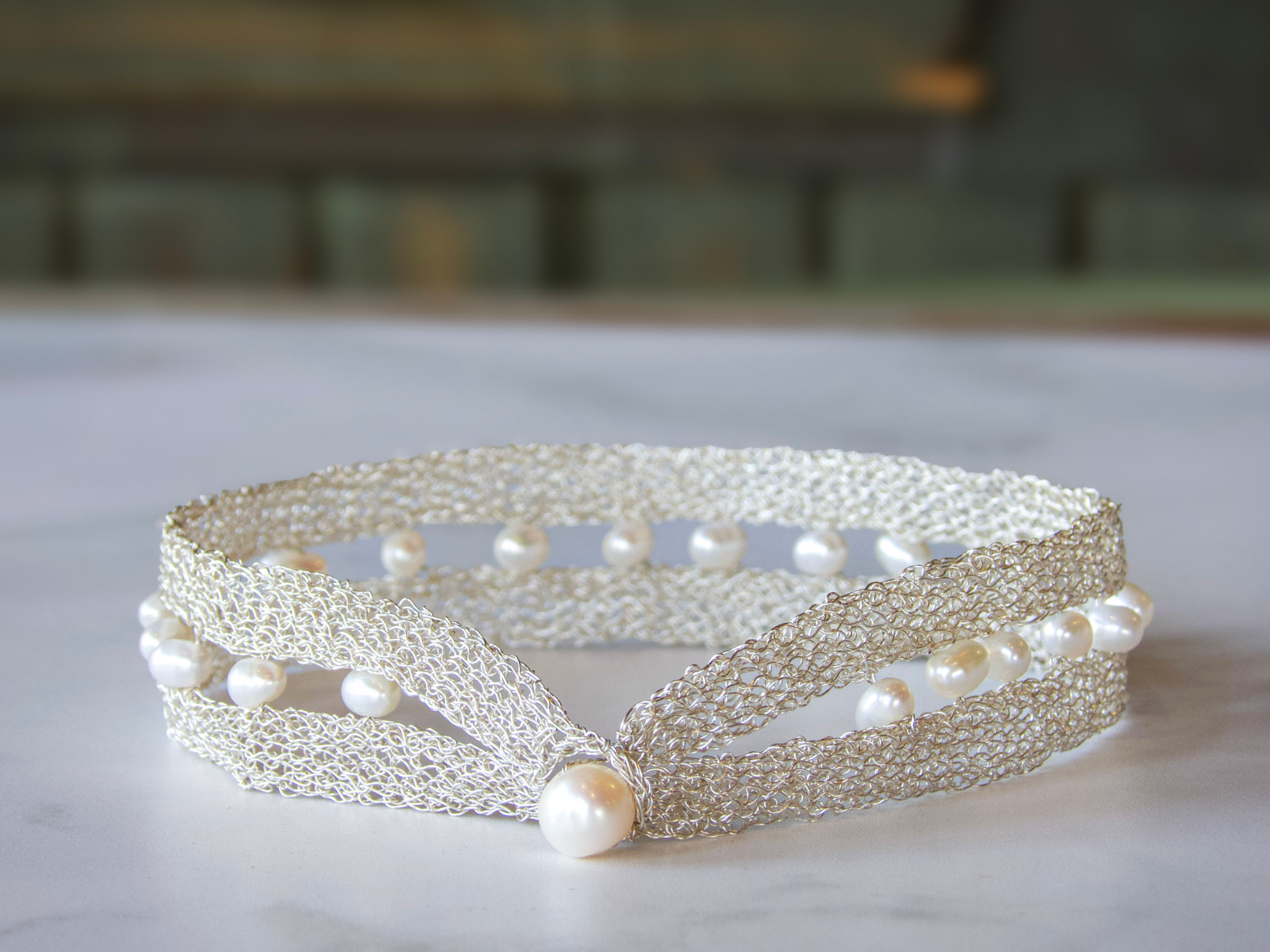choker tejido odble