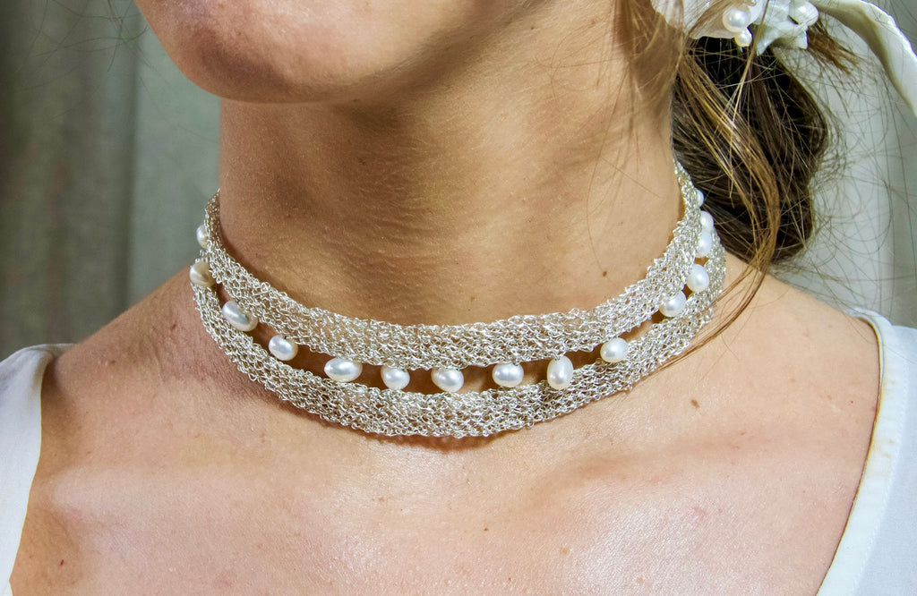 choker tejido odble